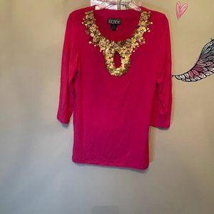 Women's Berek Tunic Top with Coin Embellishments